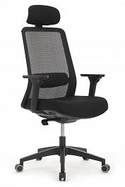 Кресло "RV DESIGN" WORK W-218C черный - Фото предпросмотра