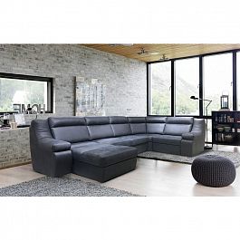 Угловой диван "Милан 2" с оттоманкой 2 - Фото предпросмотра