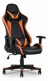 Кресло игровое TopChairs Gallardo оранжевое - Фото предпросмотра