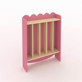 Вешалка для полотенец настенная розовый - Фото предпросмотра