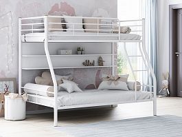 Двухъярусная кровать "Гранада-2" белый - Фото предпросмотра