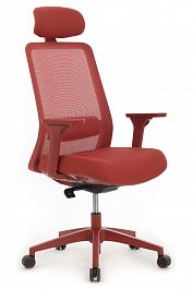 Кресло "RV DESIGN" WORK W-218C  красный - Фото предпросмотра