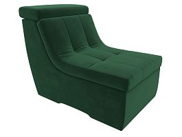 Модуль Холидей Люкс кресло (полностью велюр зеленый) - Фото предпросмотра