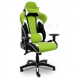 Кресло игровое Prime, зеленое - Фото предпросмотра