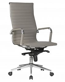 Офисное кресло для руководителей DOBRIN CLARK (серый) - Фото предпросмотра
