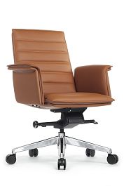 Кресло Rubens-M В1819-2 Светло-коричневый (MB915) натуральная кожа 68*68*98-104 - Фото предпросмотра