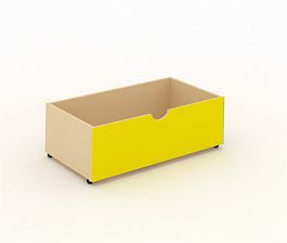 Ящик выкатной ДЯ-2М желтый - Фото предпросмотра