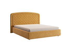 Кровать с основанием Сильва 2 160х200 см ZO.KM1.6-18.2174 медовый (велюр) - Фото предпросмотра