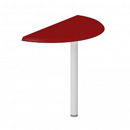 Приставка для одного стола, сбоку "Технофорвард" ПК-ТФ-ПР60Х30Б/Т-В1-186 красный - Фото предпросмотра