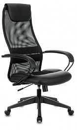 Кресло руководителя Бюрократ CH-608 черный TW-01 сиденье черный TW-11 искусст.кожа/сетка/ткань с под "Компьютерные кресла" ТО-002159002613 черный - Фото предпросмотра