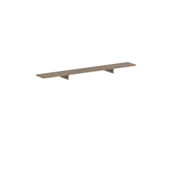 Надстройка-полка на шкаф купе Sigma 1438х200х75  / цвет: дуб темный - Фото предпросмотра