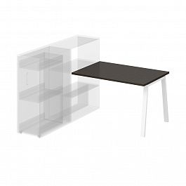 Стол приставной на металлокаркасе "Приставные столы" ПК-ТНП-СТП114Х80/МКА-В2-707 дуб ферраре - Фото предпросмотра