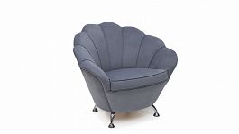 Кресло "Шелл" синий - Фото предпросмотра