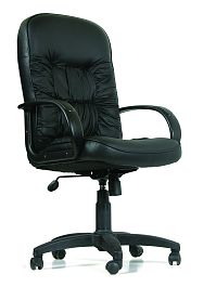 Офисное кресло Chairman 416 Россия ЭКО черный матовый - Фото предпросмотра