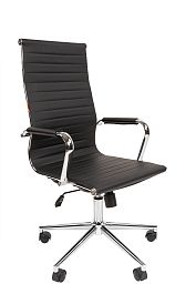 Офисное кресло Chairman 755 экопремиум черный - Фото предпросмотра