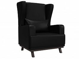 Кресло Джон (полностью экокожа черная) - Фото предпросмотра