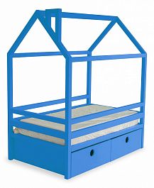Кровать Дрима Box, голубой - Фото предпросмотра