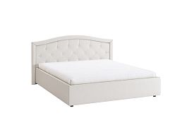 Кровать с основанием Верона 160х200 см ZO.KM1.6-01.1771 белый (экокожа) - Фото предпросмотра