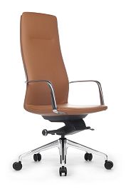 Кресло Plaza FK004-A13 Светло-коричневый (1A MB915) натуральная кожа 68*68*118-126 - Фото предпросмотра