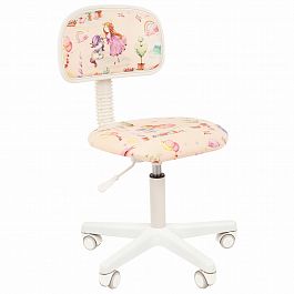 Кресло детское СН KIDS 101, без подлокотников, розовое с рисунком "Принцессы", 7027819 - Фото предпросмотра