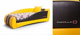 Кровать "Формула-Мини" жёлтый - Фото предпросмотра