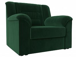Кресло Карелия (полностью велюр зеленый) - Фото предпросмотра
