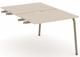 Двойной стол приставка к опорным тумбам "ESTETICA" ES.D.SPR-1-VK Капучино - Фото предпросмотра