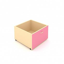 Ящик выкатной ДЯ-1 розовый - Фото предпросмотра