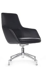 Кресло Soul-ST C1908 Чёрный (А8) натуральная кожа - Фото предпросмотра