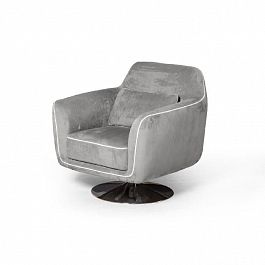 Кресло Marco, искусственная замша Breeze silver - Фото предпросмотра