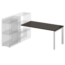 Стол приставной на металлокаркасе "Компьютерные столы"  ПК-ТНП-СТП154Х80-В2-939 дуб ферраре - Фото предпросмотра