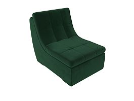 Модуль Холидей кресло (полностью велюр зеленый) - Фото предпросмотра