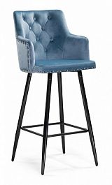 Кресло барное Ofir голубое - Фото предпросмотра