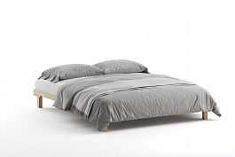 Кровать - подиум деревянная Канапе 1600*2000, береза, цвет натуральный - Фото предпросмотра