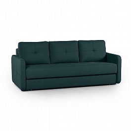 Karina 02 диван-кровать трехместный велюр зеленый - Фото предпросмотра