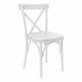 Подушка для стула Кроссбэк, белая - Фото предпросмотра