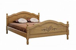 Кровать "Лама 160" береза - Фото предпросмотра