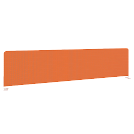 Onix Экран тканевый боковой O.TEKR-163 Оранжевый/Белый металл 1635*390*22 - Фото предпросмотра