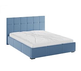Рио корпус интерьерной кровати 1,6 светло-голубой квадрат - Фото предпросмотра