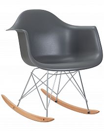 Кресло-качалка DOBRIN DAW ROCK (цвет серый) (LMZL-PP620A) - Фото предпросмотра