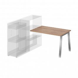 Стол приставной на металлокаркасе "Приставные столы" ПК-ТНП-СТП114Х80/МКА-В2-1050 слива - Фото предпросмотра
