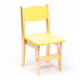 Детский стульчик Вуди нерегулируемый H 300 желтый - Фото предпросмотра
