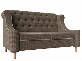 Прямой диван Бронкс (полностью рогожка Корфу 03) - Фото предпросмотра