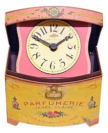 Настольные часы (10x13 см) French Perfume BCPF4S - Фото предпросмотра