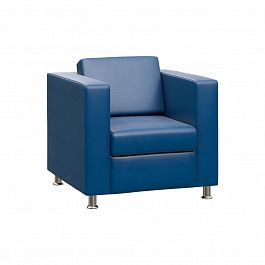 Кресло одноместное BORN "BR-01" синий - Фото предпросмотра
