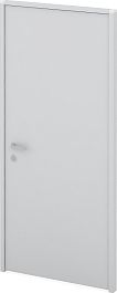 Дверь распашная МДФ "Мобильные офисные перегородки «Логика»"  ПК-ЛГ-ДВ200х92П-В1-19 серый - Фото предпросмотра
