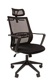 Офисное кресло Chairman 545 Россия ткань черный - Фото предпросмотра