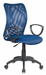 Кресло Бюрократ CH-599AXSN темно-синий TW-05N сиденье темно-синий TW-10N крестовина пластик "Компьютерные кресла" ТО-002159002577 синий - Фото предпросмотра
