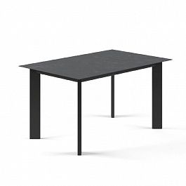Стол раскладной Track (140+50), керамика черная - Фото предпросмотра