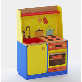 Игровая кухня "Машенька" цветной - Фото предпросмотра